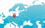 Географска карта на Чешка на руски