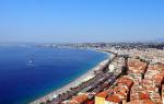 Nizzától Cannes-ig Távolság Nizza és Cannes városai között