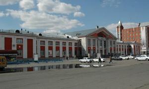 Bar train schedule.  Railway station barnaul.  Barnaul railway station - brief description