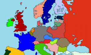 Комплетна листа на европски земји