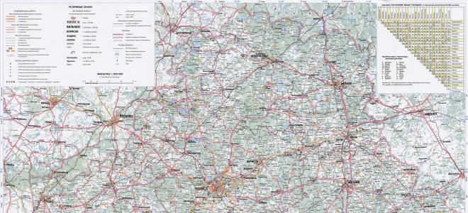 Detailed map of Belarus with agricultural estates and attractions Show map of Belarus with cities