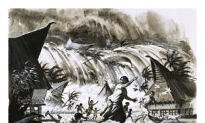 Tragedia Krakataun Krakataun purkauksessa 1883