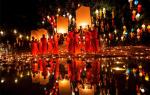 Фестивал на небесни фенери во Тајланд
