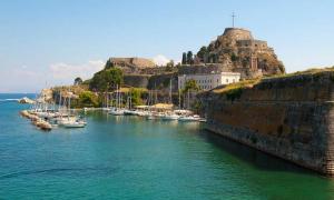 Emerald Paradise - Corfu island on the map