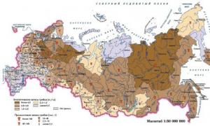 Карта грибных мест московской области