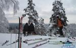 Where to go non-mountain skiing Orekhovo ski slope on the map