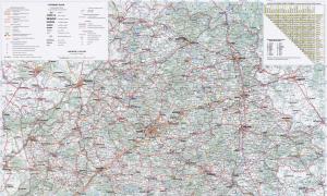 Detailed map of Belarus with agricultural estates and attractions Show map of Belarus with cities