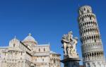 Scheve Toren van Pisa: rondleiding, foto's en geschiedenis Waarom staat de scheve toren van Pisa gekanteld
