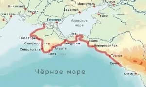 A legjobb üdülőhelyek értékelése Oroszország Fekete-tenger partján