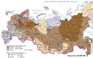 Map of mushroom places in the Moscow region
