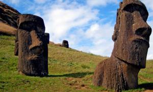 Велигденски остров: статуи.  Опис и фотографија.  Велигденски остров и камени статуи Моаи